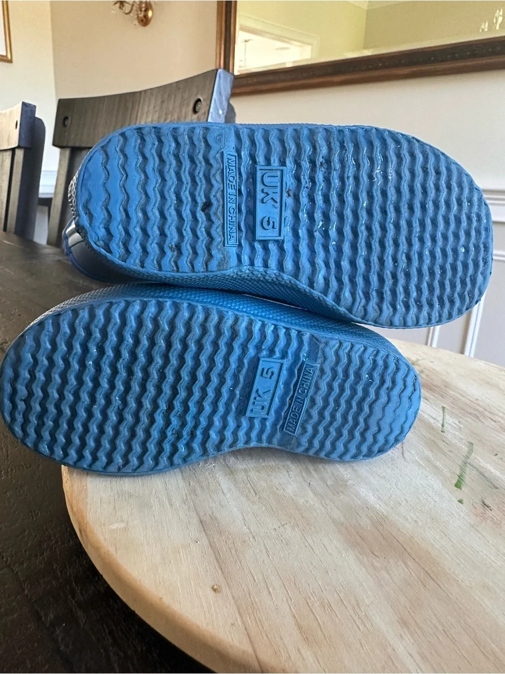 Hunter Kids Blue Rain Boots size 6/7